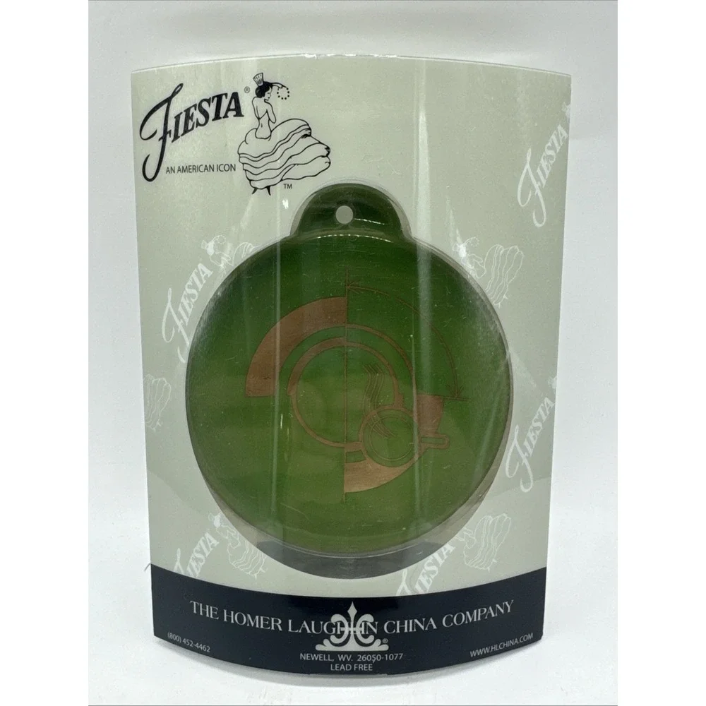 Fiesta HLCCA Member Logo Ornament in Shamrock | Fiestaware Green 2018 Exclusive